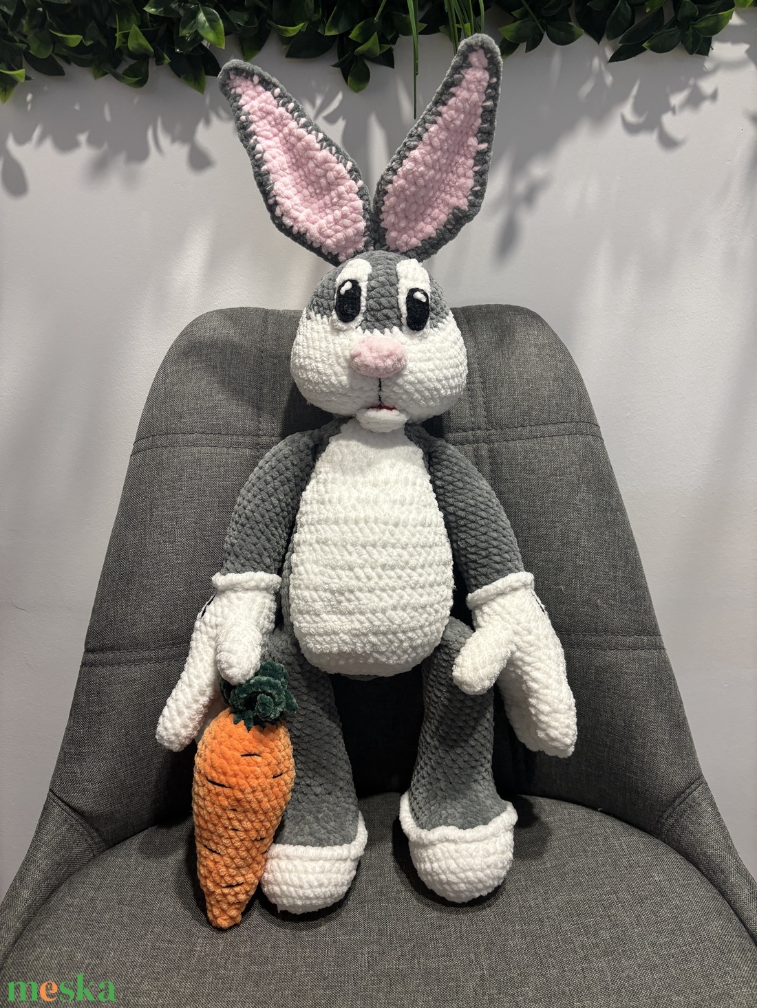 Horgolt Tapsi Hapsi - játék & sport - plüssállat & játékfigura - nyuszi - Meska.hu