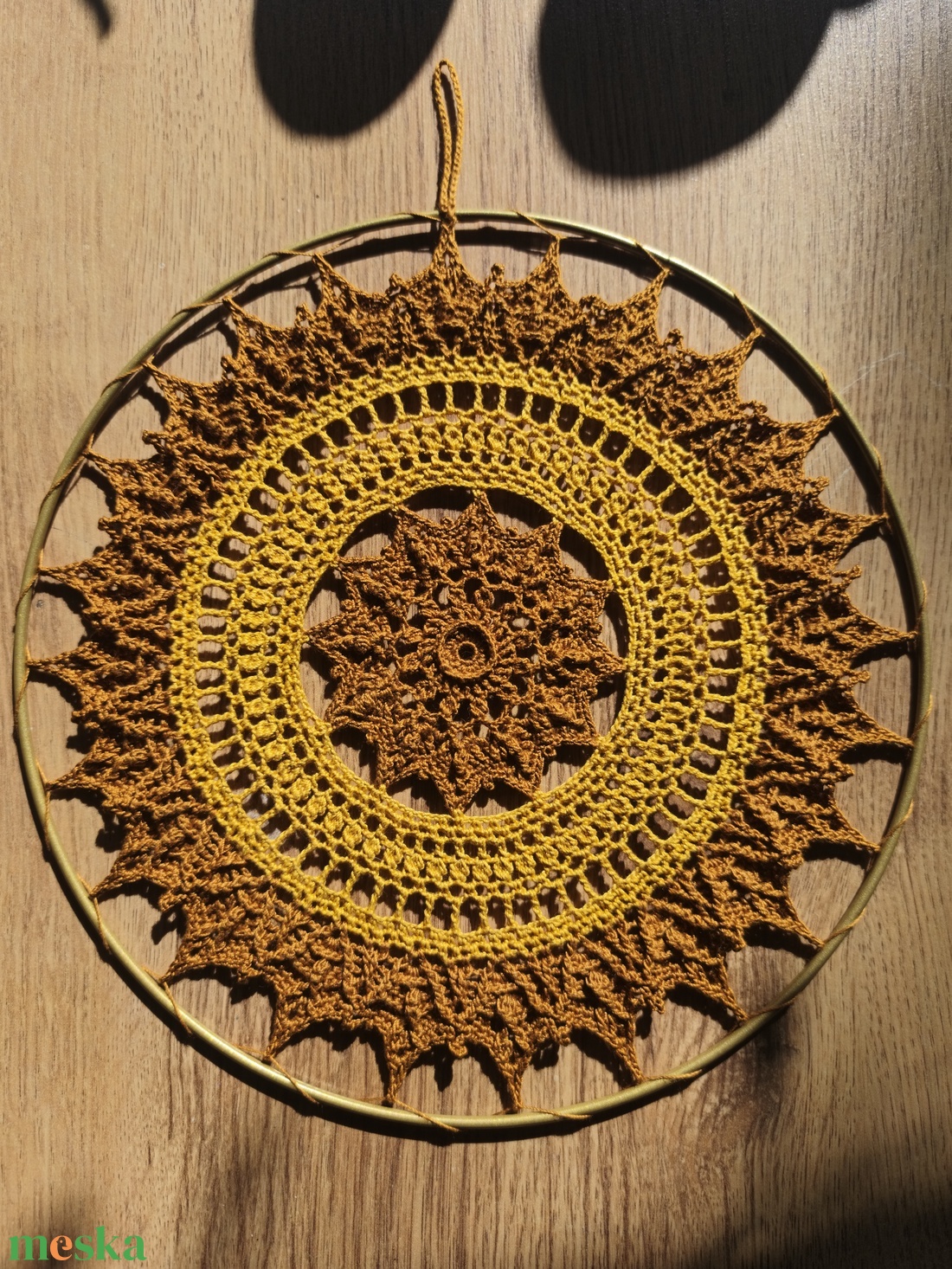 Őszi hangulatú horgolt mandala - otthon & életmód - dekoráció - spiritualitás - mandala - Meska.hu Őszi hangulatú horgolt mandala - otthon & életmód - dekoráció - spiritualitás - mandala - Meska.hu
