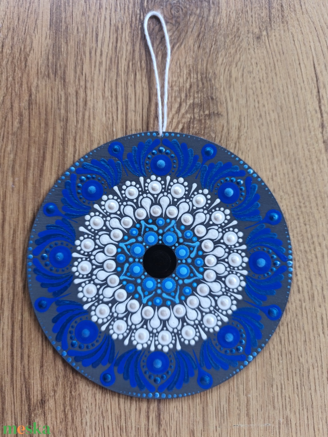Nazar mandala - művészet - festmény - akril - Meska.hu