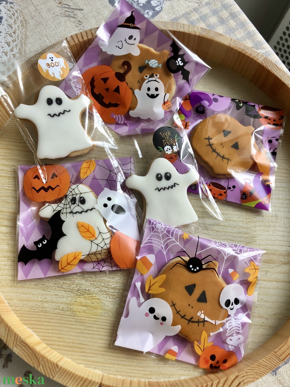 Halloween mézeskalács - otthon & életmód - dekoráció - halloween - halloweeni tök és lámpás - Meska.hu