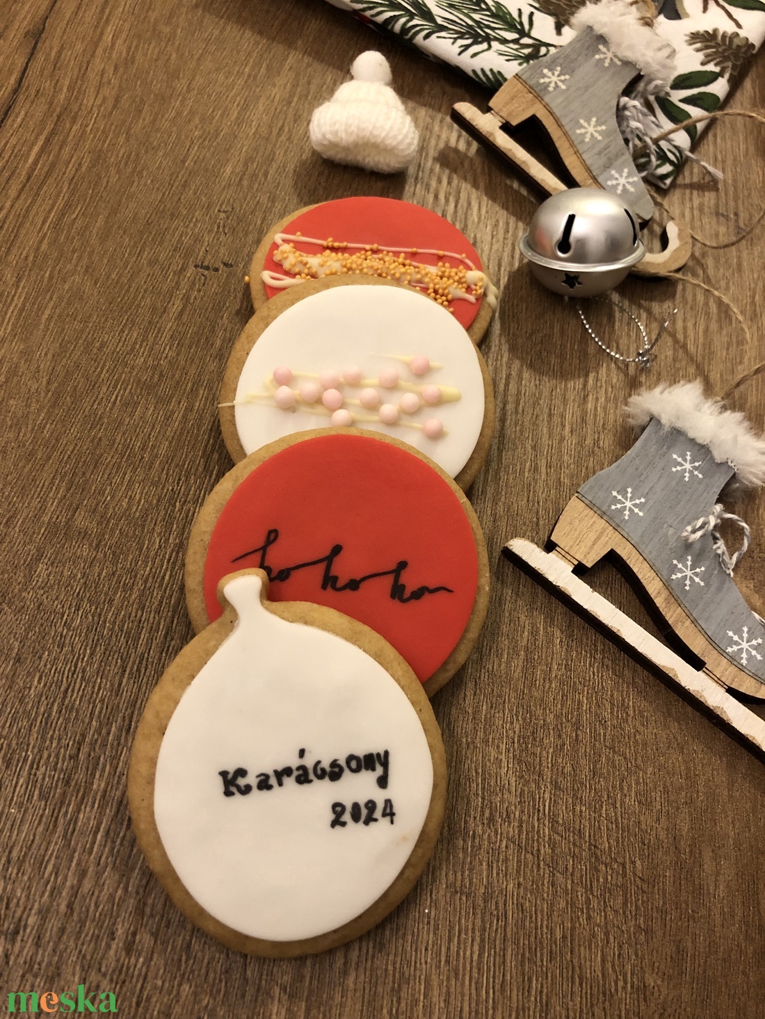 Egyedi feliratos  mézeskalács - karácsony - karácsonyi lakásdekoráció - karácsonyfadíszek - Meska.hu