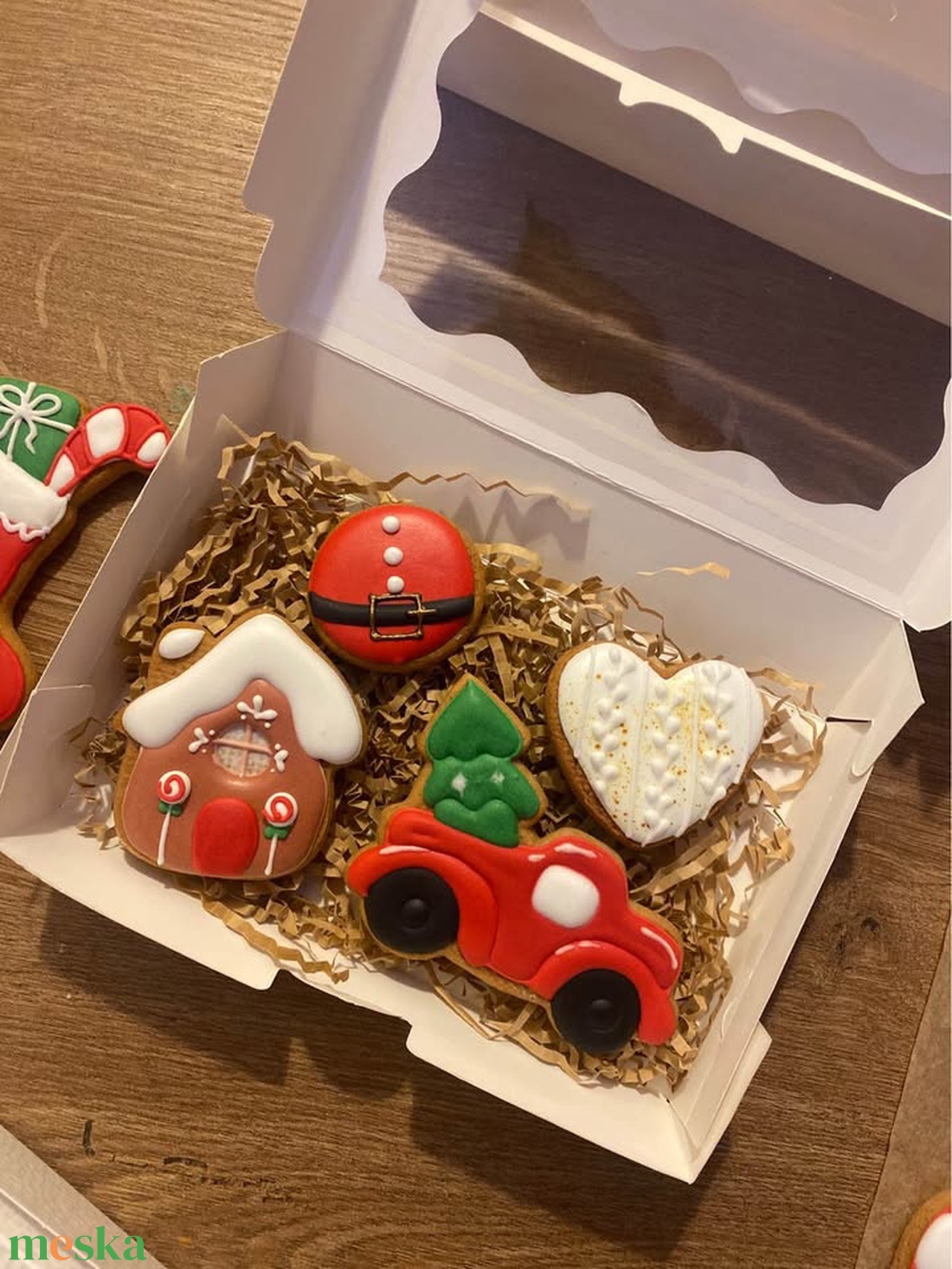 Mikulás, karácsonyi mézeskalács ajándéktárgy box - karácsony - mikulás - mikulás ajándékok - Meska.hu