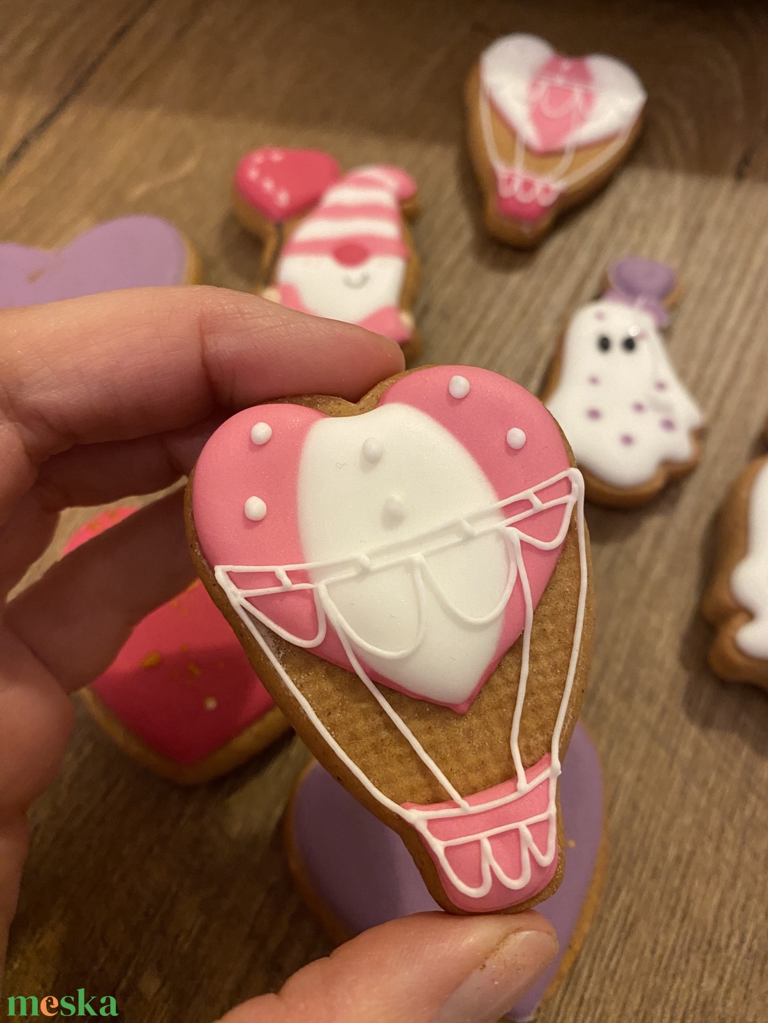 Valentin napi mézeskalács box - élelmiszer - édesség - mézeskalács - Meska.hu