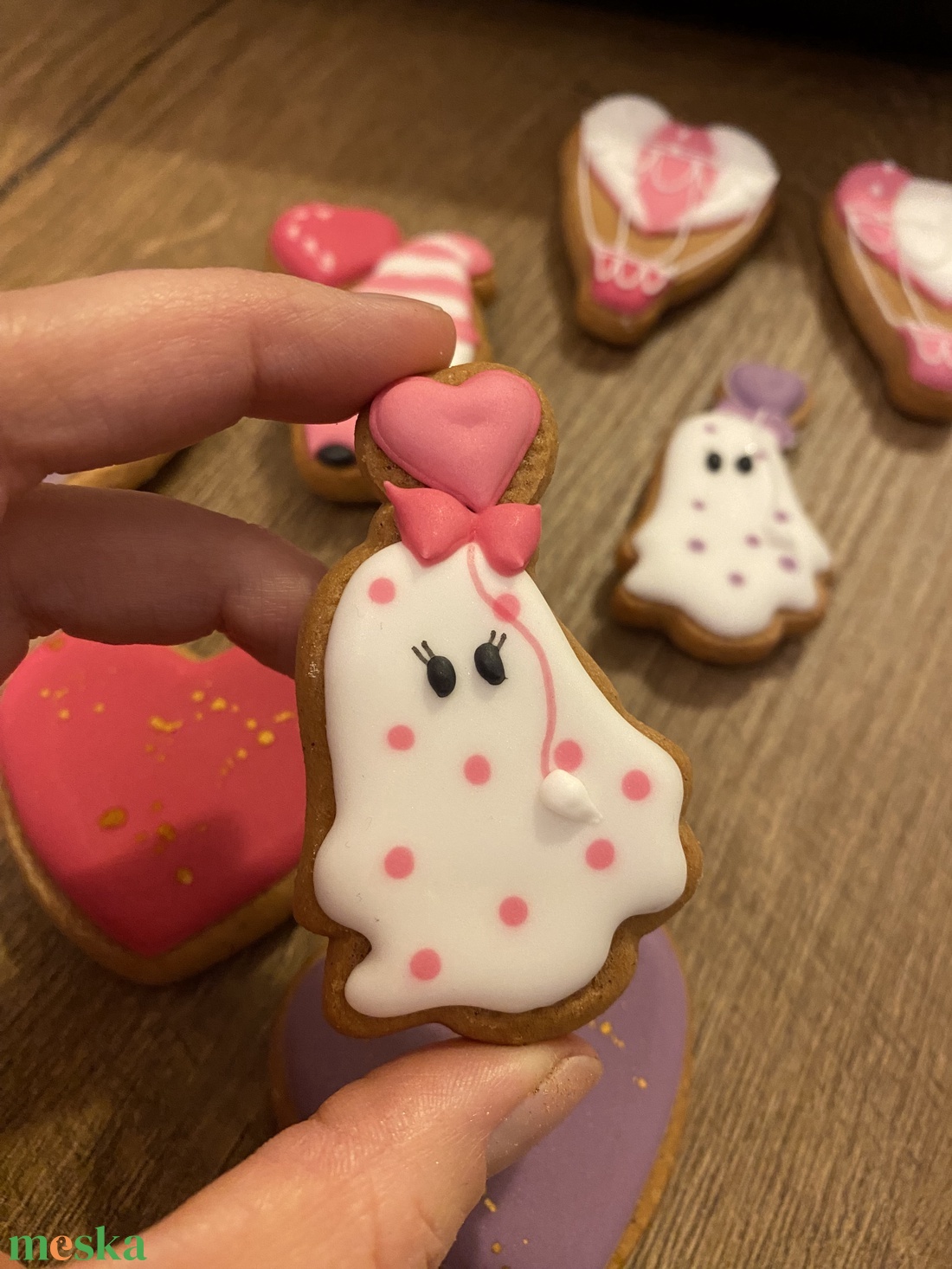 Valentin napi mézeskalács box - élelmiszer - édesség - mézeskalács - Meska.hu