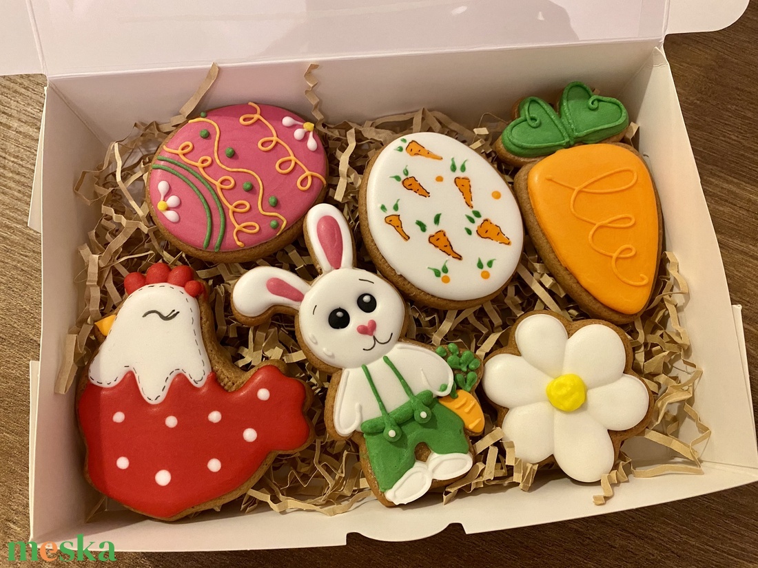 Húsvéti mézeskalács ajándékbox - ünnepi díszek, dekorációk - húsvéti díszek és dekorációk - húsvéti ajándékátadó - Meska.hu