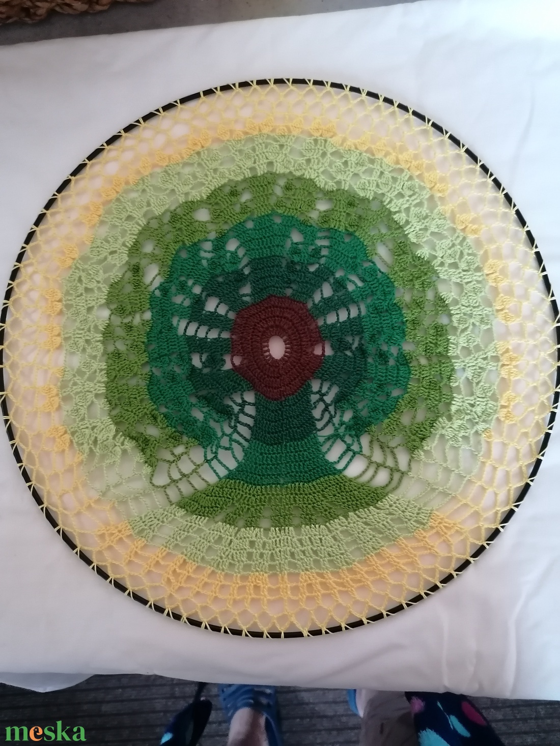 Őszi életfa - otthon & életmód - dekoráció - fali és függő dekoráció - álomfogó - Meska.hu