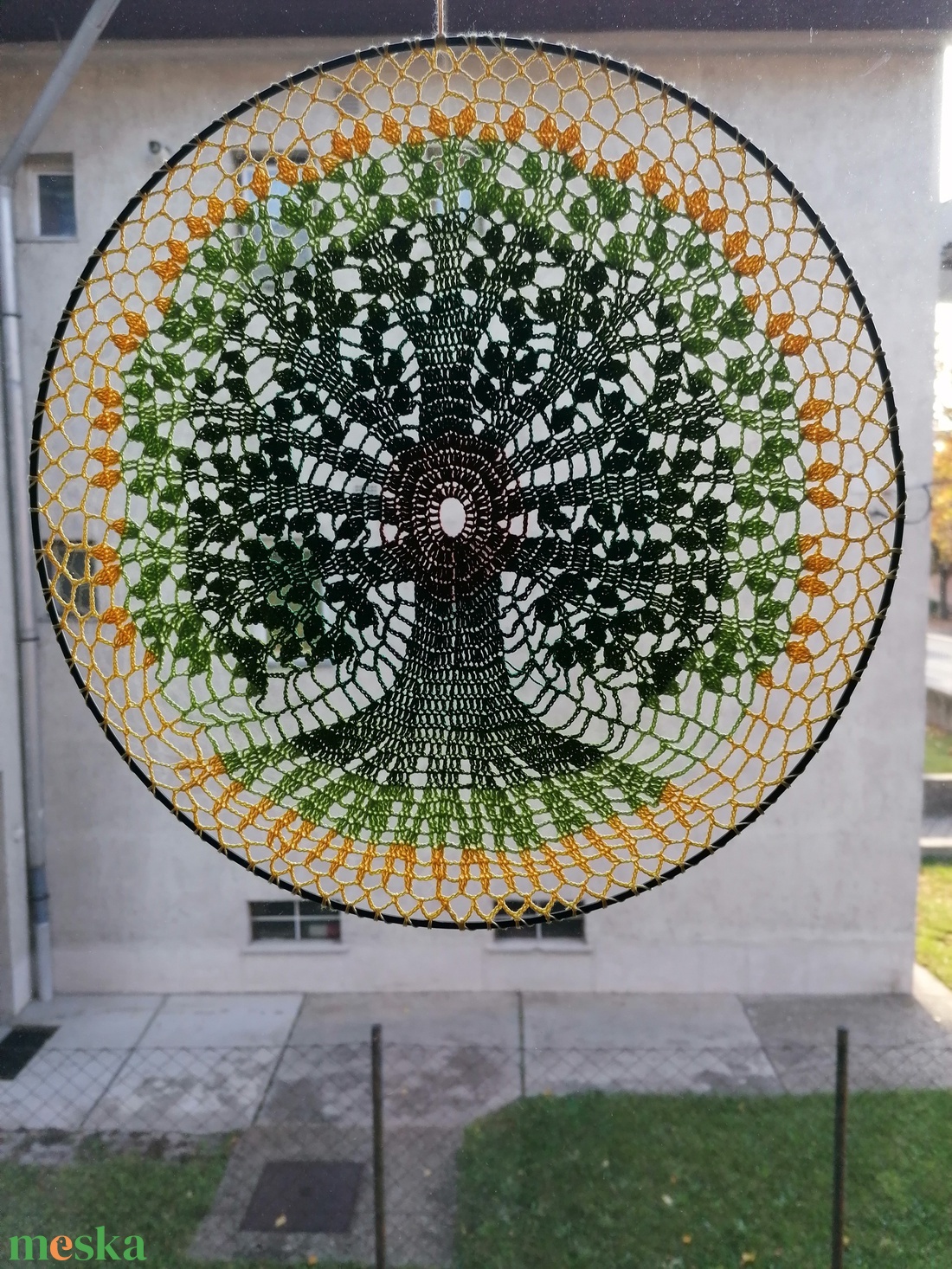 Őszi életfa - otthon & életmód - dekoráció - fali és függő dekoráció - álomfogó - Meska.hu