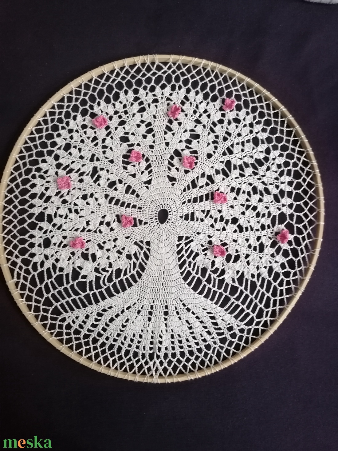 Virágos életfa - otthon & életmód - dekoráció - fali és függő dekoráció - álomfogó - Meska.hu