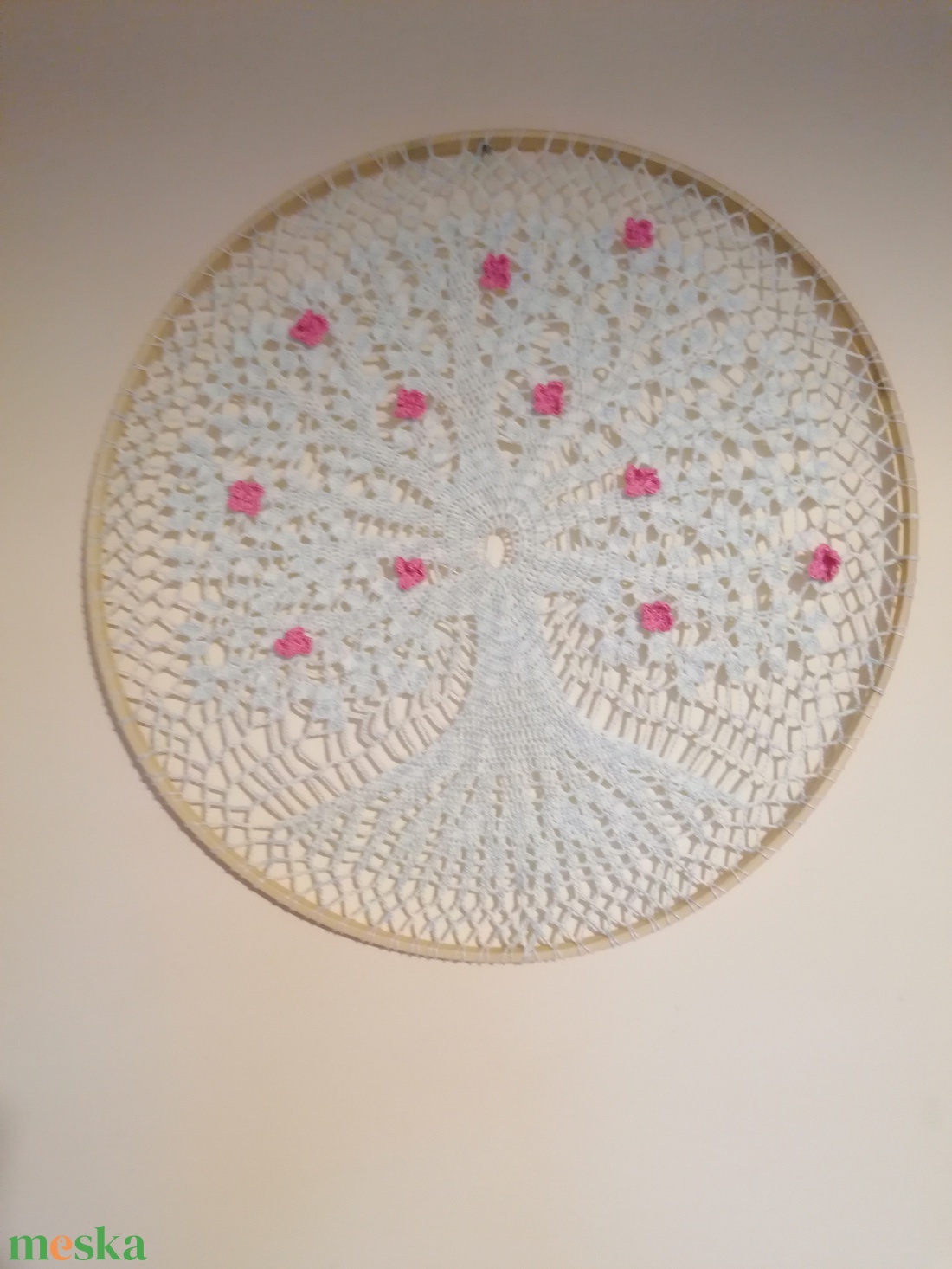 Virágos életfa - otthon & életmód - dekoráció - fali és függő dekoráció - álomfogó - Meska.hu