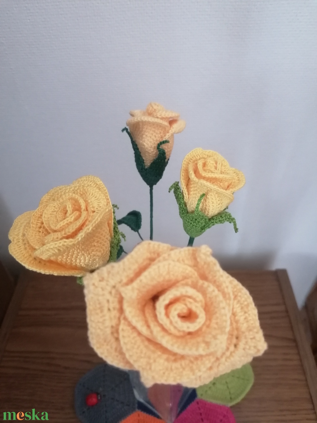 Sárga rózsa  - otthon & életmód - virágdekoráció - virágok - szálas virág - Meska.hu