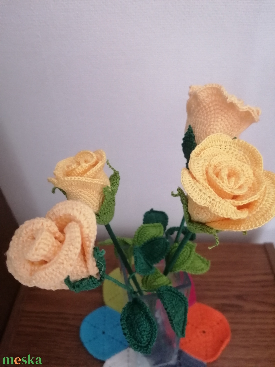 Sárga rózsa  - otthon & életmód - virágdekoráció - virágok - szálas virág - Meska.hu