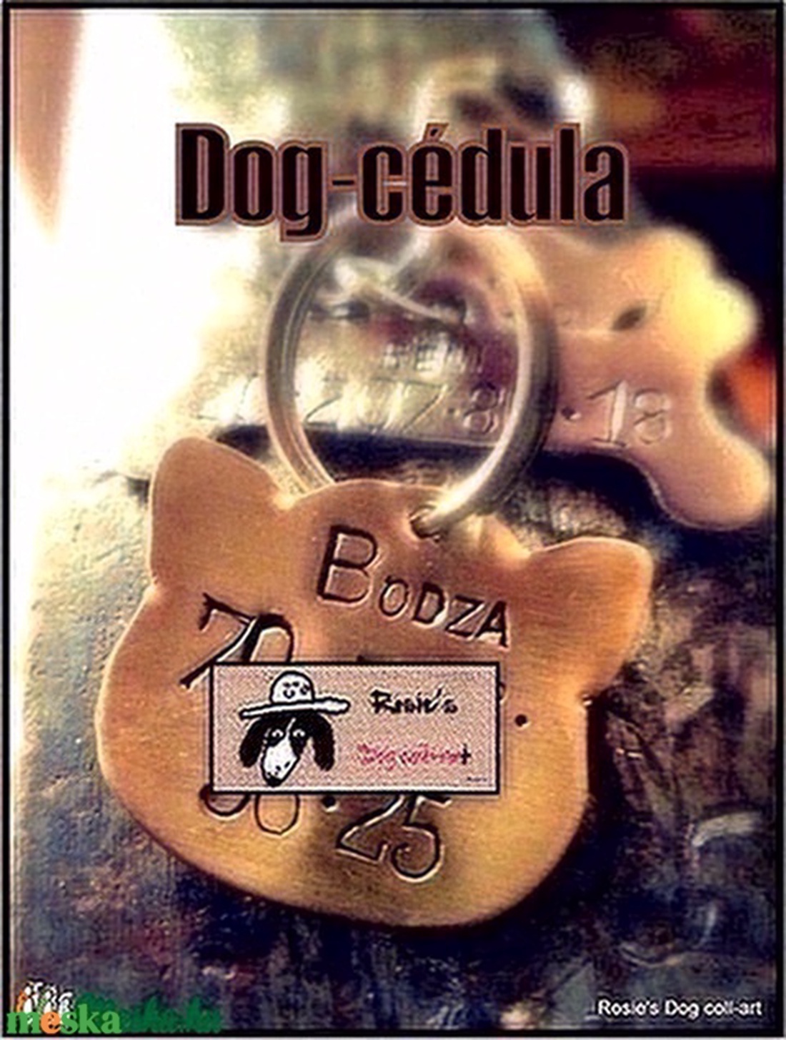 Dog cédula, kutya-cica biléta - otthon & lakás - kisállatoknak - kutyáknak - kutya biléta - Meska.hu