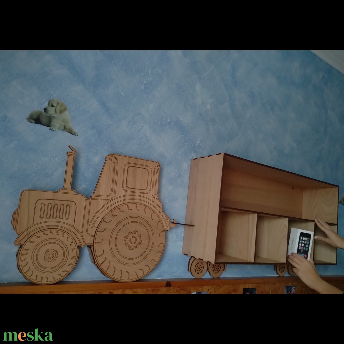 Mega traktor polc - otthon & életmód - bútor - polc - Meska.hu