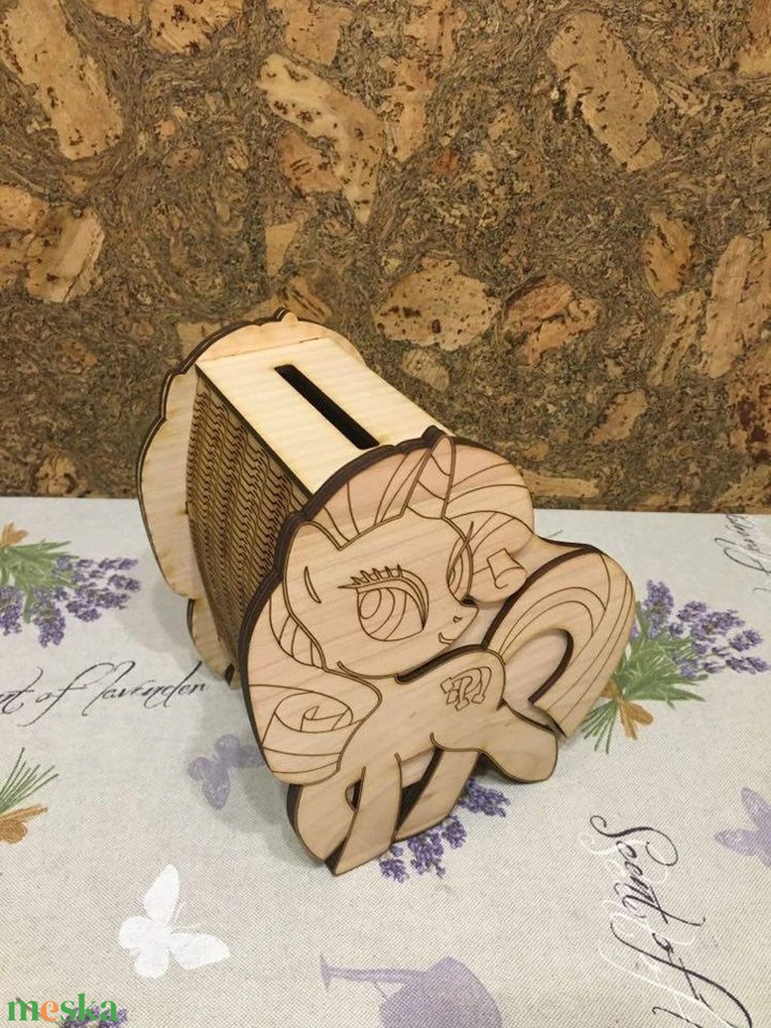 Unikornisos persely � Festhető fa persely gyerekeknek, kreatív DIY ajándék - otthon & életmód - dekoráció - asztal és polc dekoráció - persely - Meska.hu