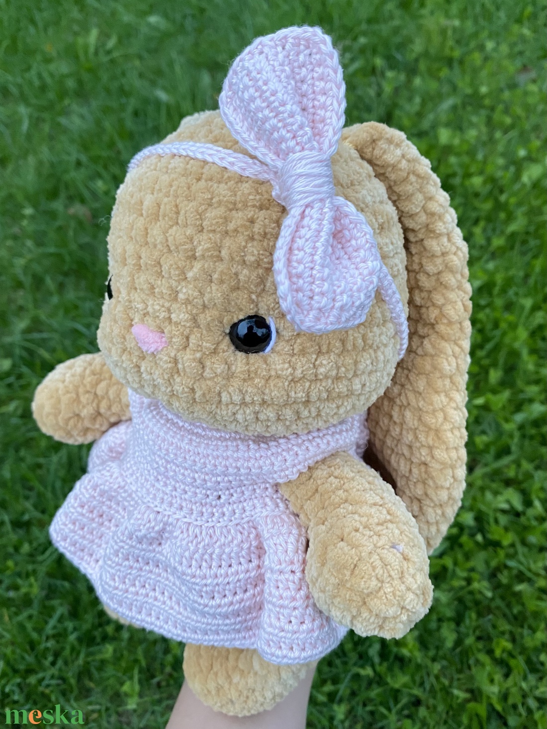 Öltöztethető horgolt nyuszilány - játék & sport - plüssállat & játékfigura - nyuszi - Meska.hu Öltöztethető horgolt nyuszilány - játék & sport - plüssállat & játékfigura - nyuszi - Meska.hu