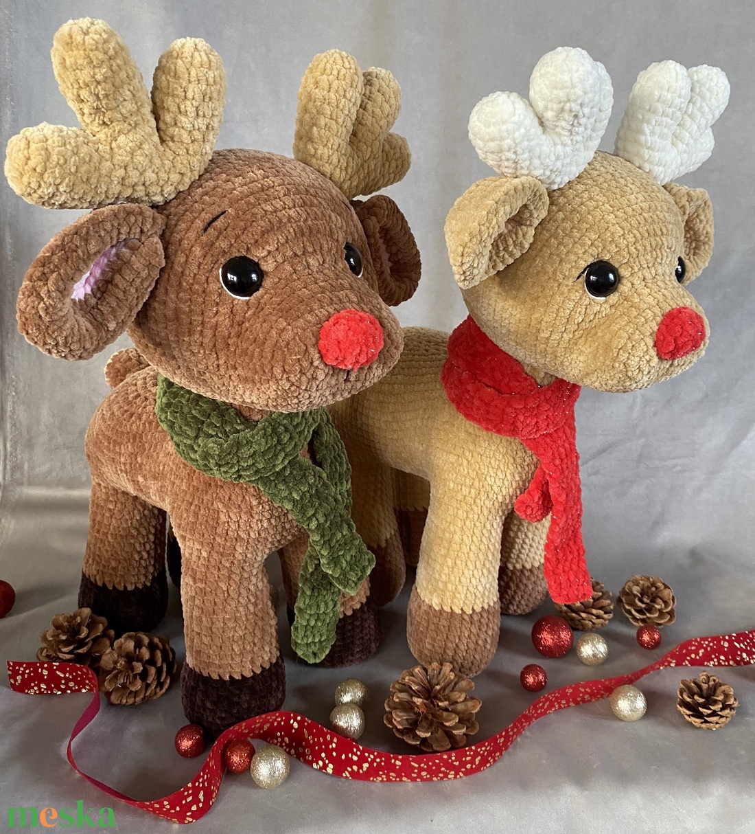 Horgolt óriás rénszarvas - játék & sport - plüssállat & játékfigura - más figura - Meska.hu