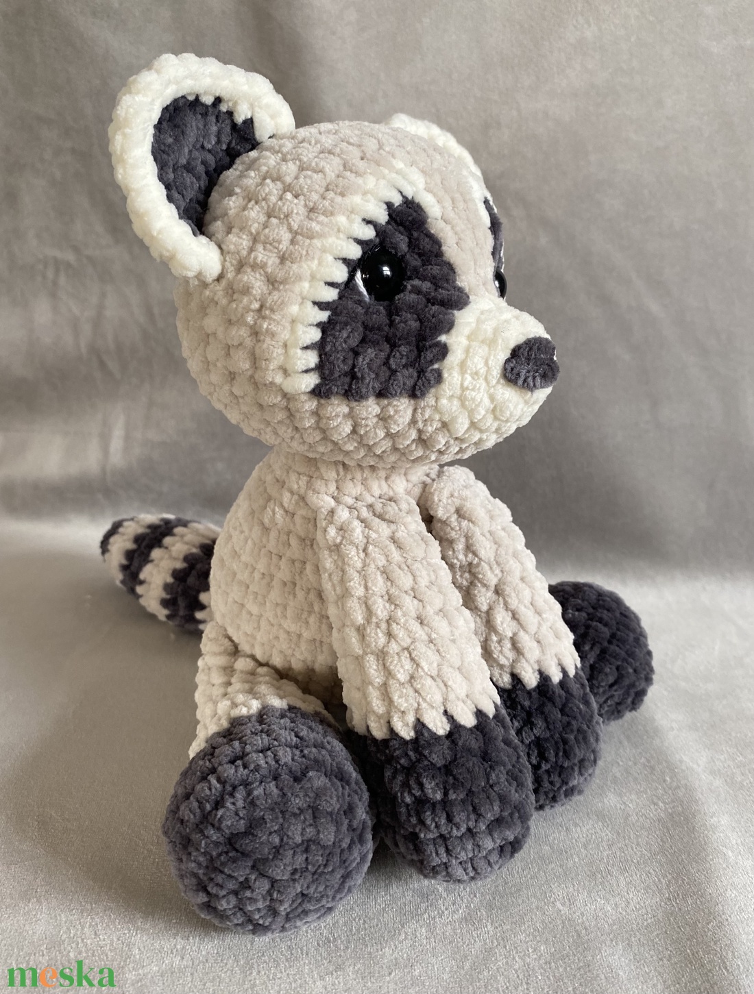 Horgolt mosómedve - játék & sport - plüssállat & játékfigura - maci - Meska.hu