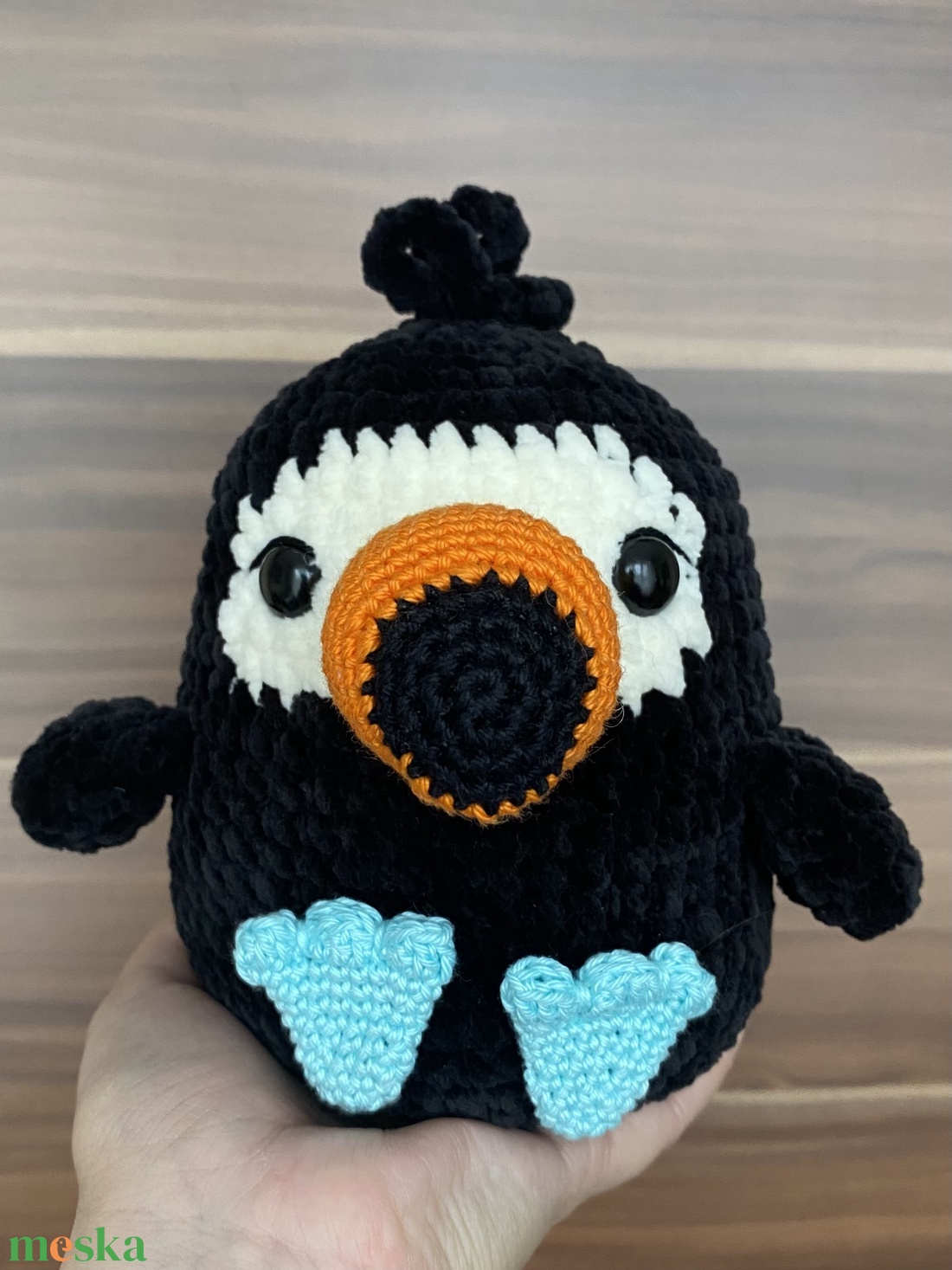 Horgolt tukán - játék & sport - plüssállat & játékfigura - madár - Meska.hu