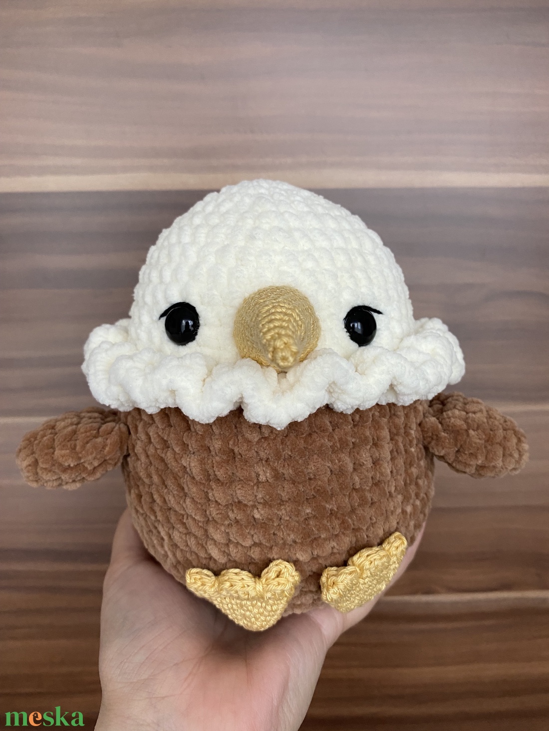 Horgolt sas - játék & sport - plüssállat & játékfigura - madár - Meska.hu