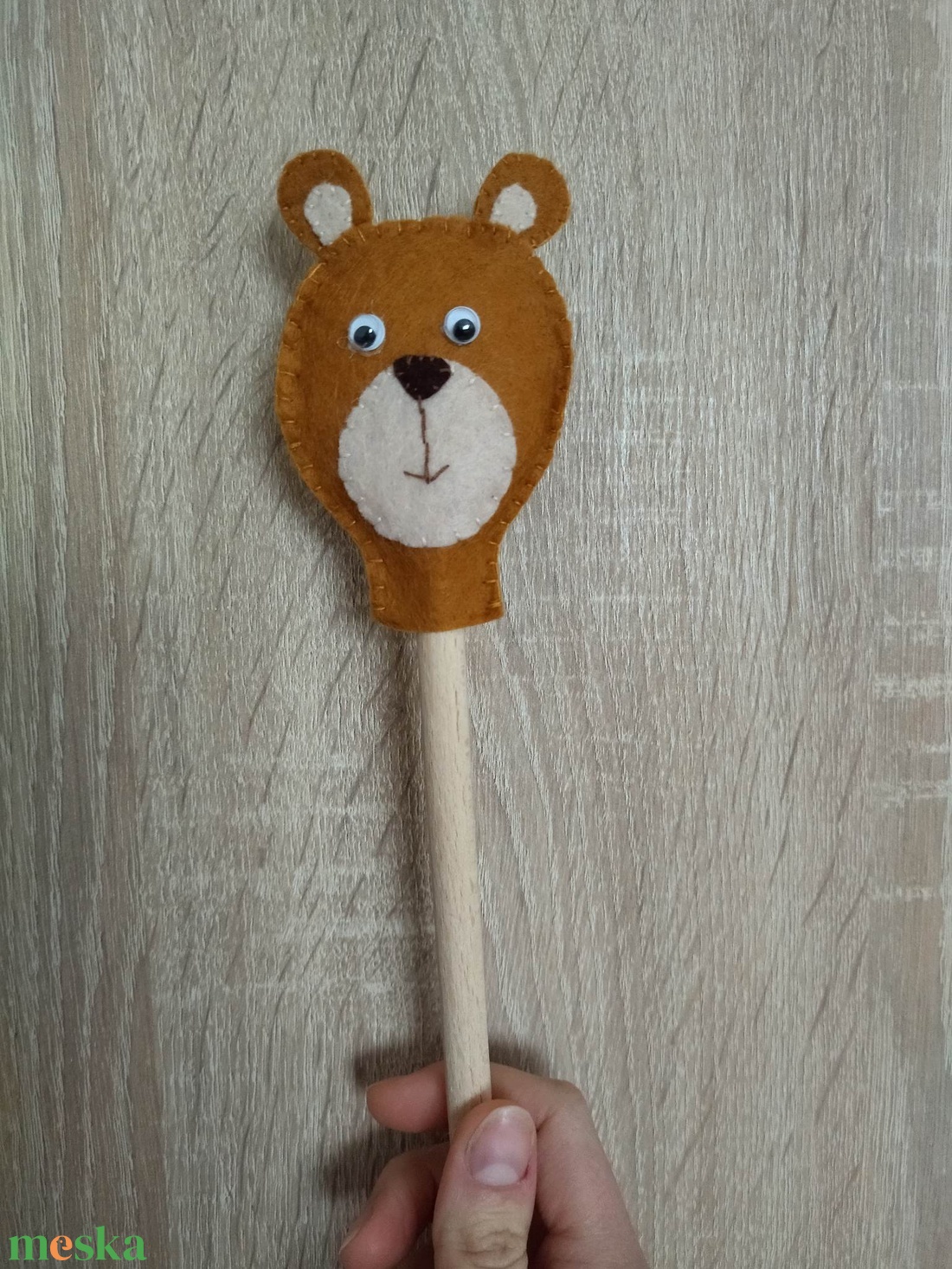 Fakanál báb - maci - játék & sport - bábok - báb készlet - Meska.hu Fakanál báb - maci - játék & sport - bábok - báb készlet - Meska.hu
