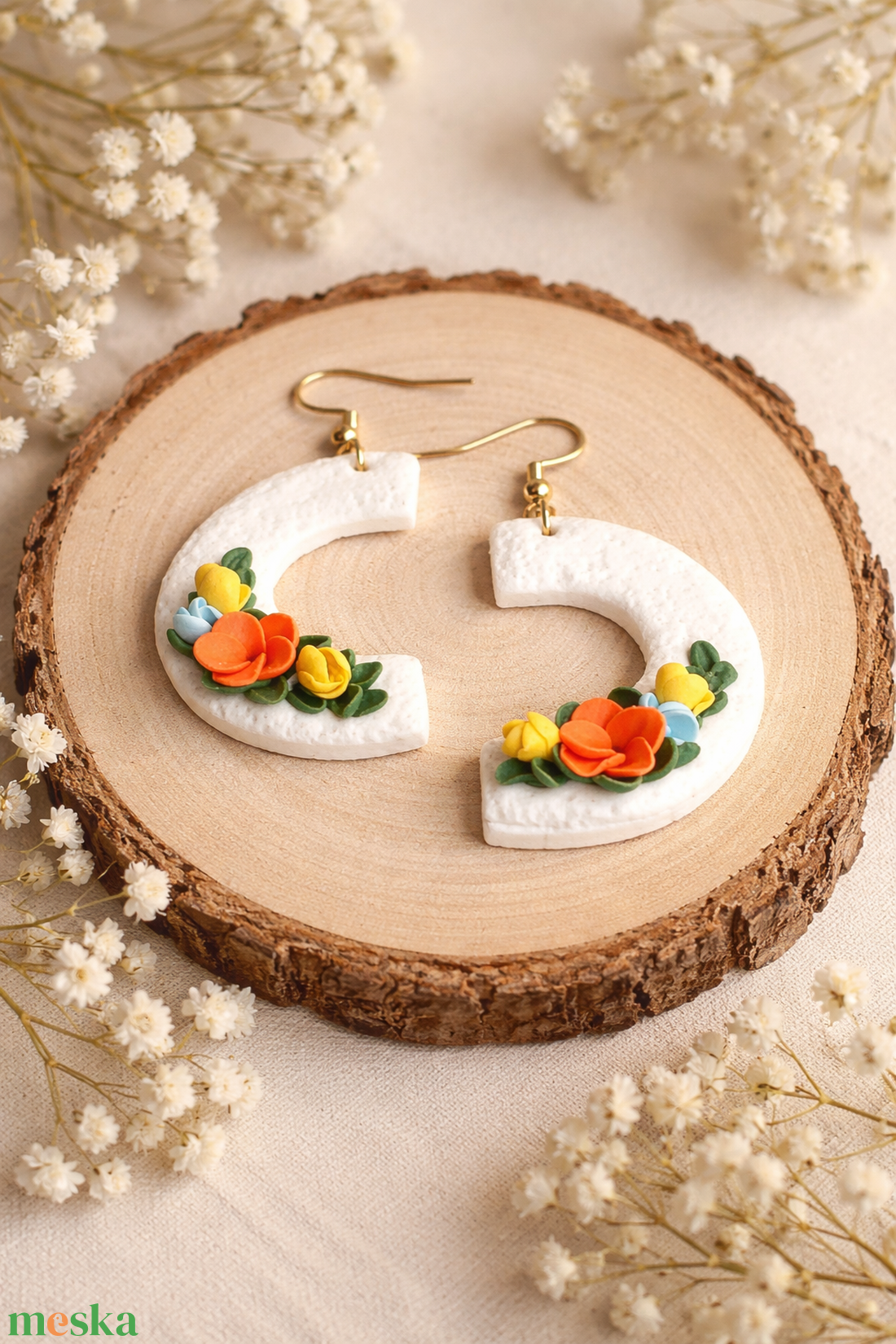 Sofia fülbevaló - ékszer - fülbevaló - lógó fülbevaló - Meska.hu