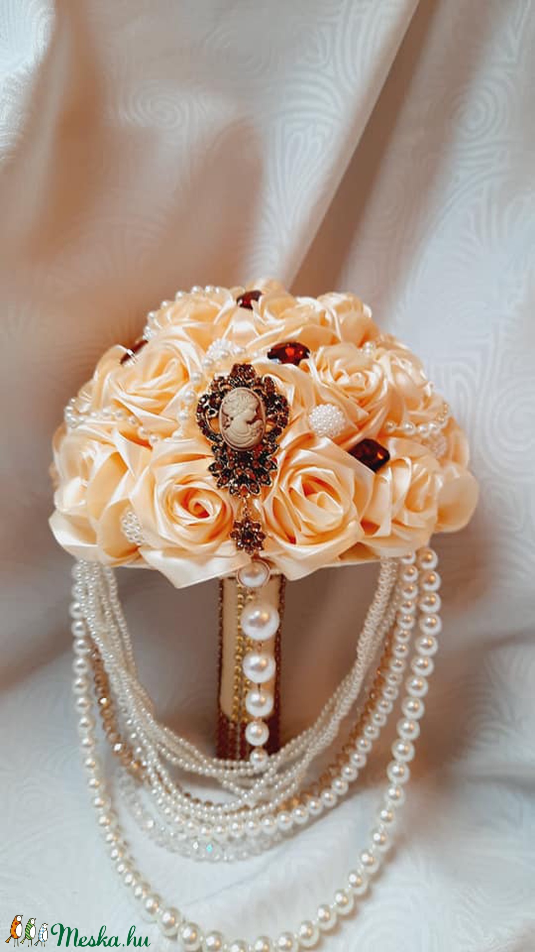 Viktoriánus elegancia - esküvő - menyasszonyi- és dobócsokor - Meska.hu