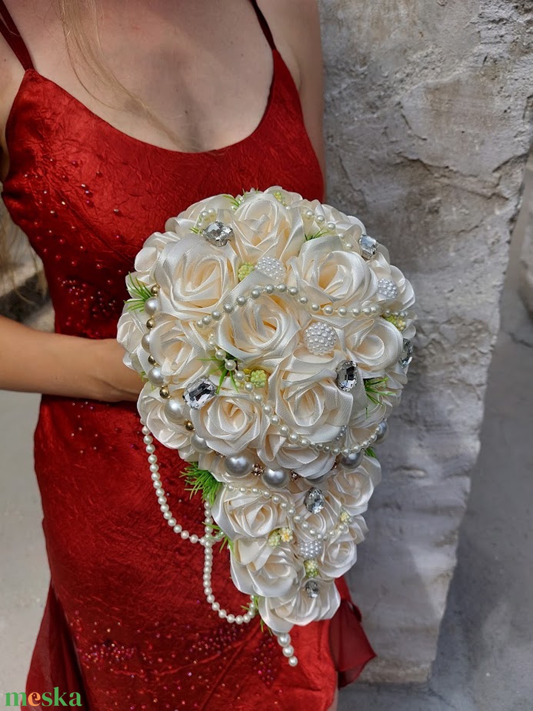 Egy CSEPP elegancia - esküvő - menyasszonyi- és dobócsokor - Meska.hu