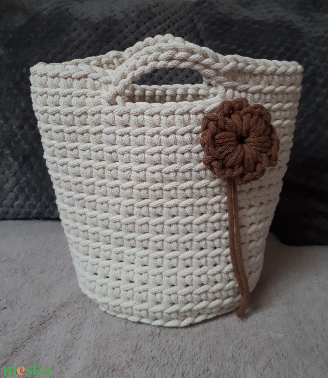 Horgolt Kézitáska - táska & tok - kézitáska & válltáska - kézitáska - Meska.hu