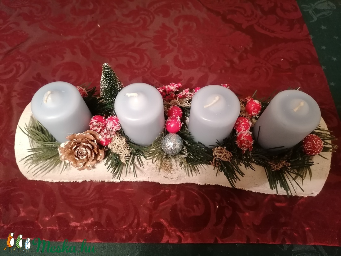 Adventi koszorú - karácsony - adventi díszek - adventi koszorú - Meska.hu