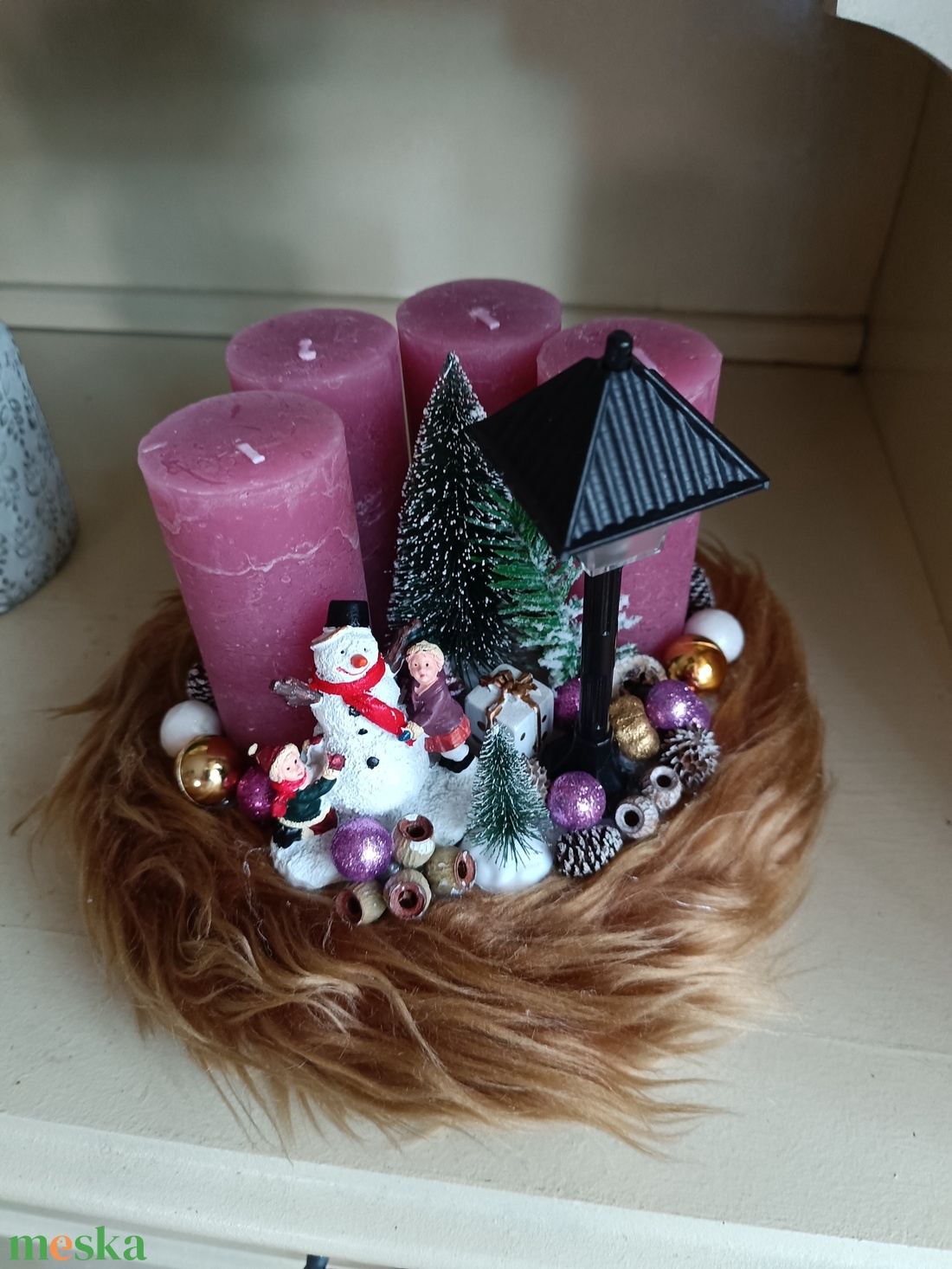 Télapós adventi koszorú - karácsony - adventi díszek - adventi koszorú - Meska.hu Télapós adventi koszorú - karácsony - adventi díszek - adventi koszorú - Meska.hu