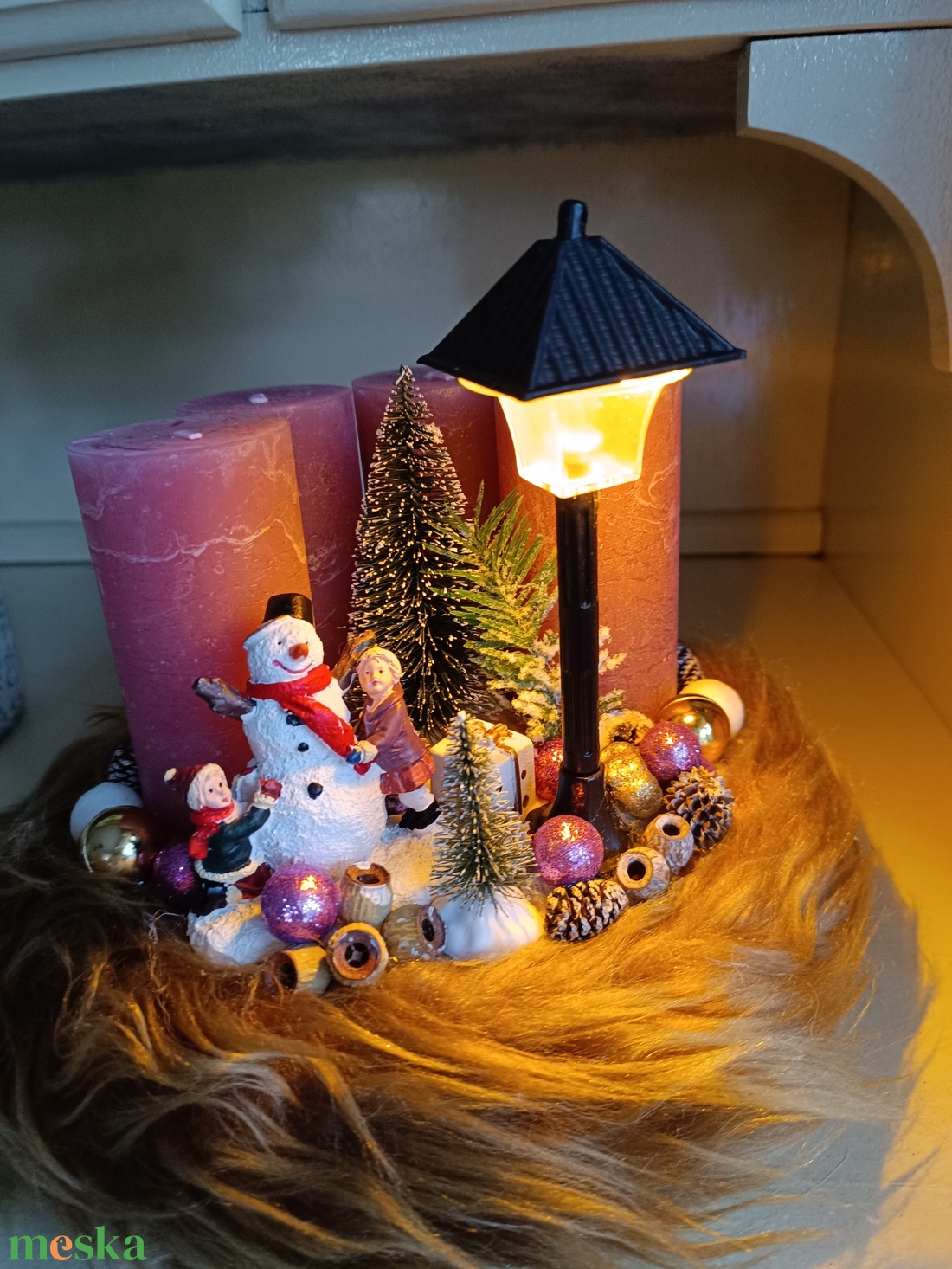 Télapós adventi koszorú - karácsony - adventi díszek - adventi koszorú - Meska.hu Télapós adventi koszorú - karácsony - adventi díszek - adventi koszorú - Meska.hu