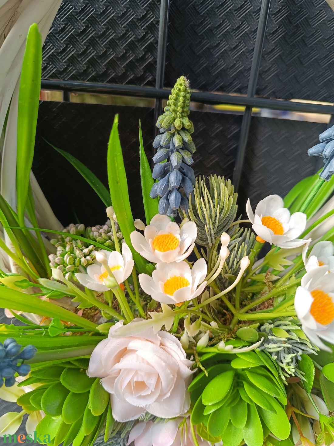 Tavaszi ajtókopogtató - otthon & életmód - dekoráció - ajtó- és ablak dekoráció - ajtódísz & kopogtató - Meska.hu