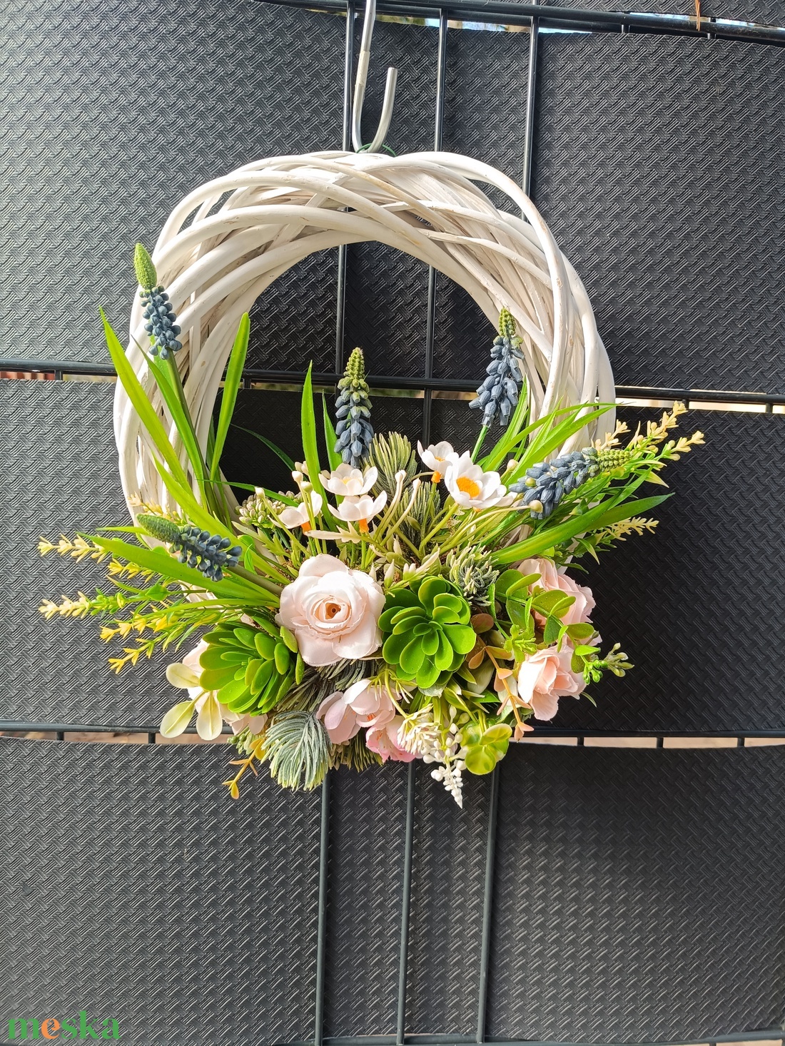 Tavaszi ajtókopogtató - otthon & életmód - dekoráció - ajtó- és ablak dekoráció - ajtódísz & kopogtató - Meska.hu