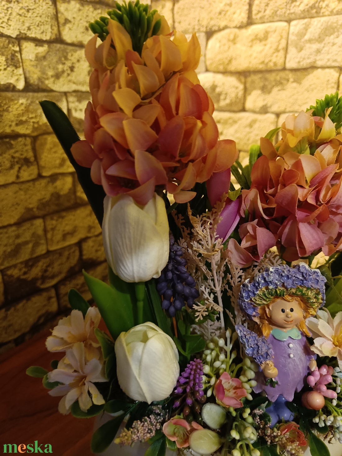 Levendulás kislány - otthon & életmód - dekoráció - asztal és polc dekoráció - asztaldísz - Meska.hu