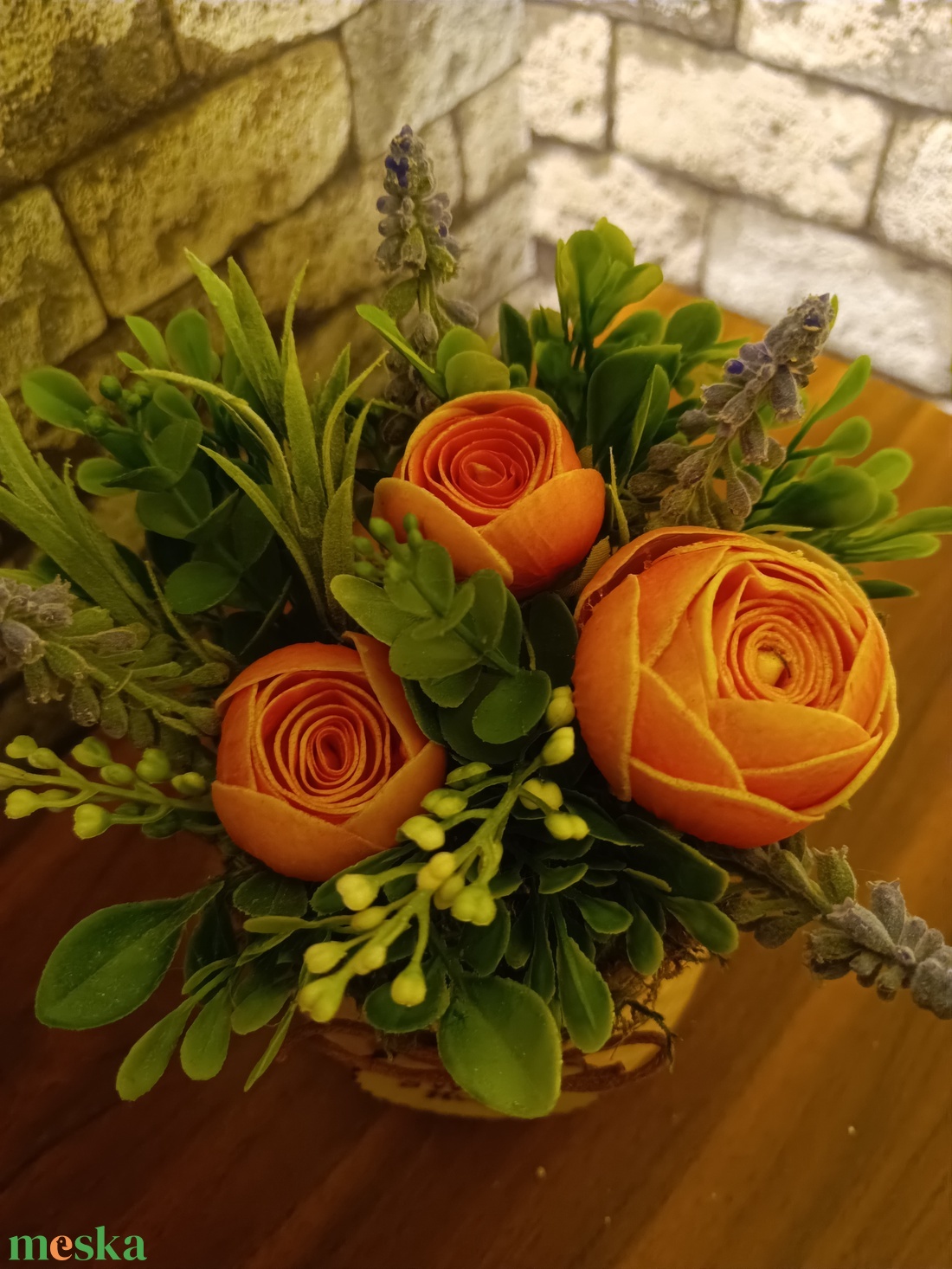 Home sweet tavaszi asztaldísz - otthon & életmód - dekoráció - asztal és polc dekoráció - asztaldísz - Meska.hu