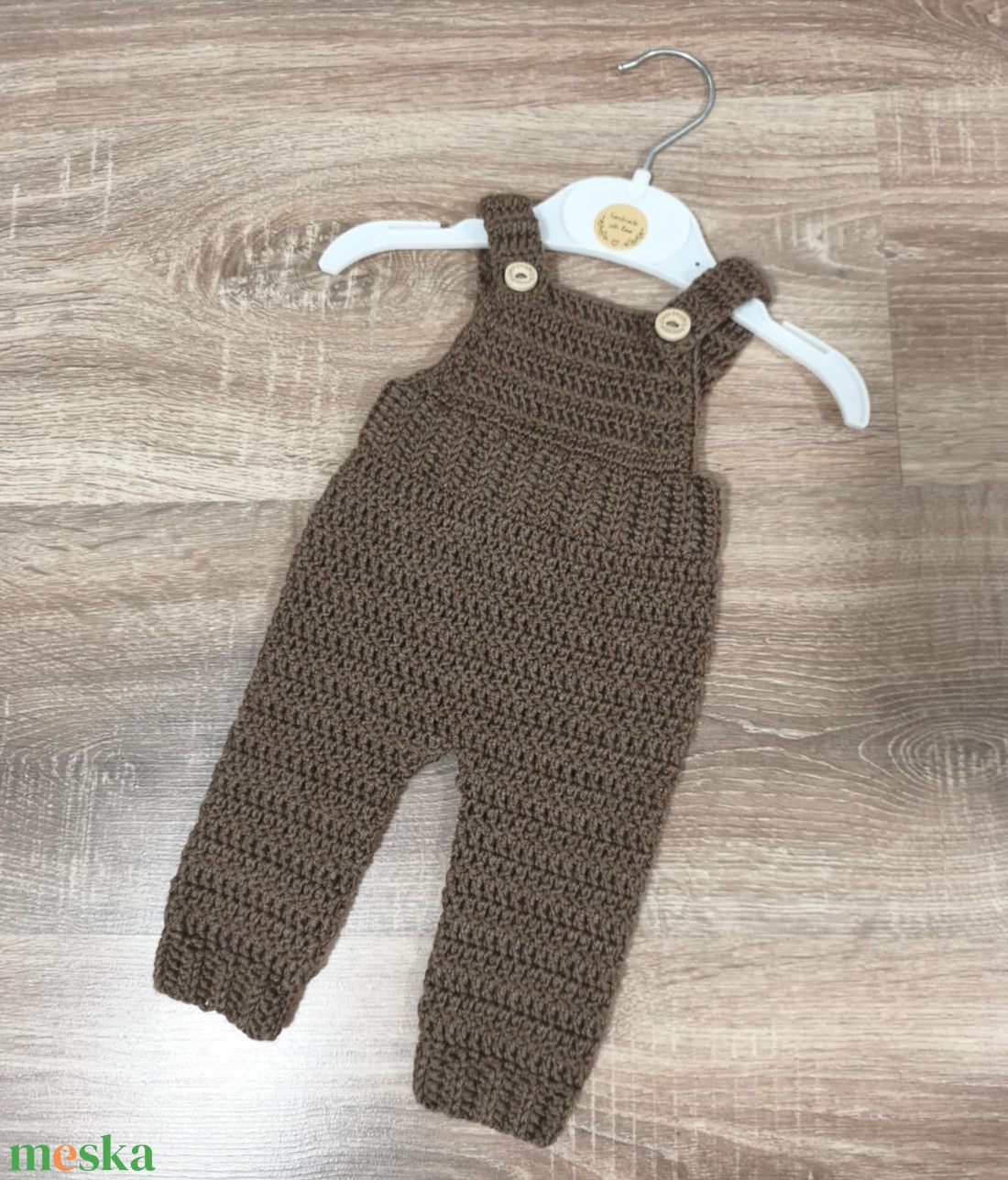 Horgolt kantáros nadrág  - baba - mama - babafotózás - szett újszülött fotózásra - Meska.hu