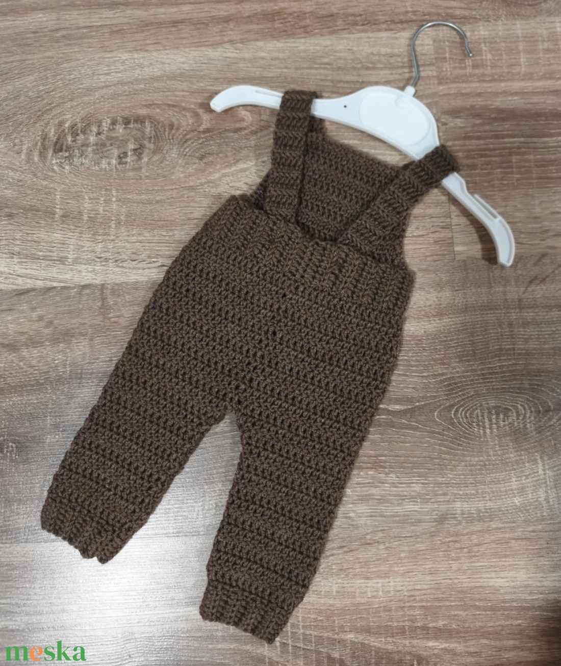 Horgolt kantáros nadrág  - baba - mama - babafotózás - szett újszülött fotózásra - Meska.hu