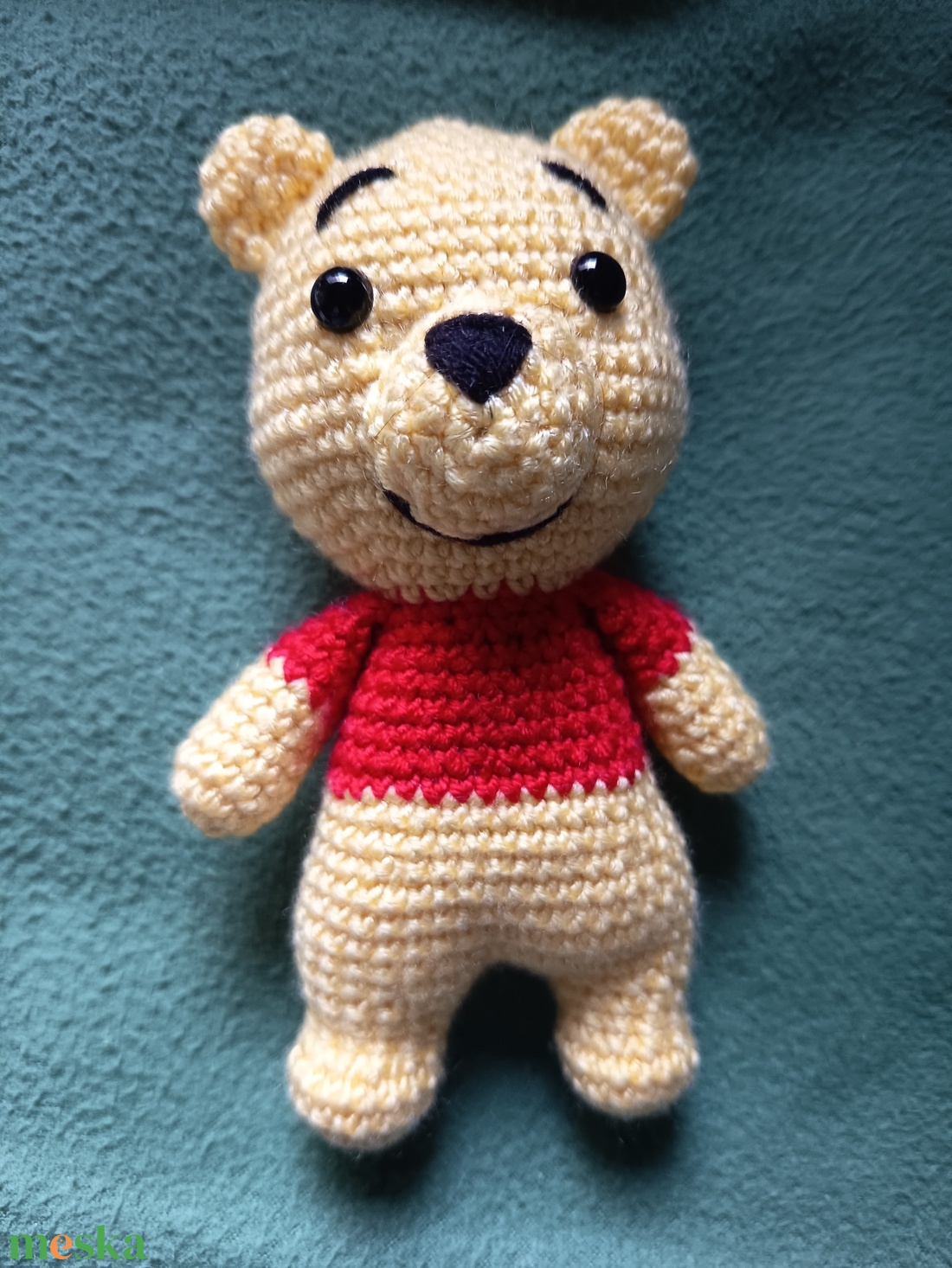 Horgolt Micimackó  - játék & sport - plüssállat & játékfigura - plüss mesefigurák - Meska.hu