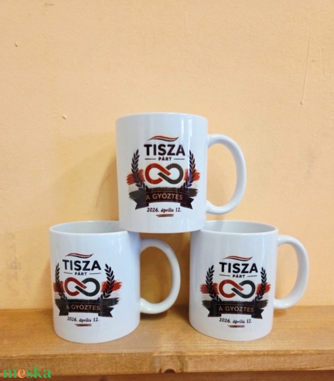 Tisza Párt bögre  - otthon & életmód - konyhafelszerelés, tálalás - tálalás - bögre & csésze - Meska.hu