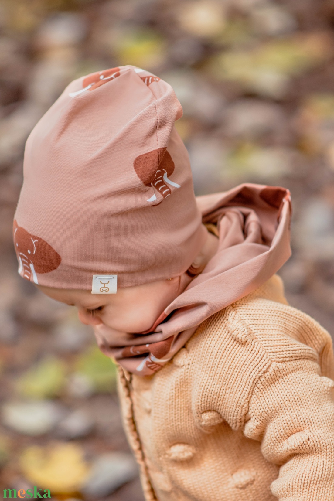 Őszi-tavaszi sapka gyerekeknek - ruha & divat - sál, sapka, kendő - sapka & sál szett - Meska.hu