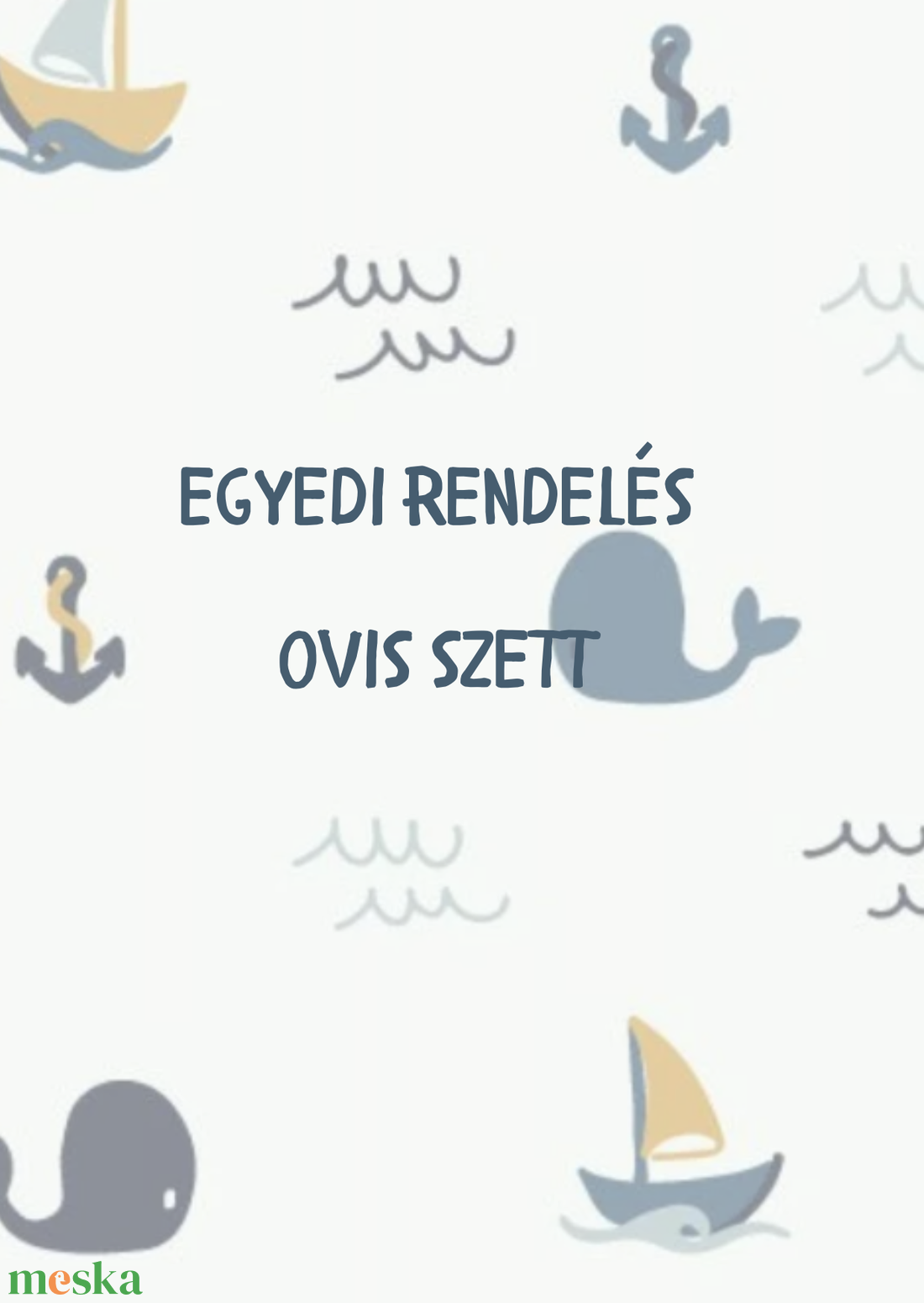 Vitorlás-bálnás ovis zsebes tárolózsák+tornazsák+törölköző+ajándék ovis jellel ellátott vállfa - játék & sport - ovis felszerelés - ovis szett (zsák és tornazsák) - Meska.hu