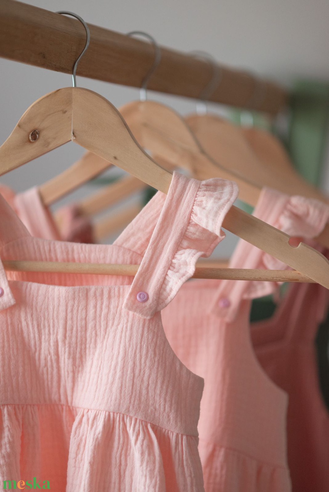 Kislány ruha -  rózsaszín - játék & sport - baba & babaház - játékbaba, babakellék - Meska.hu