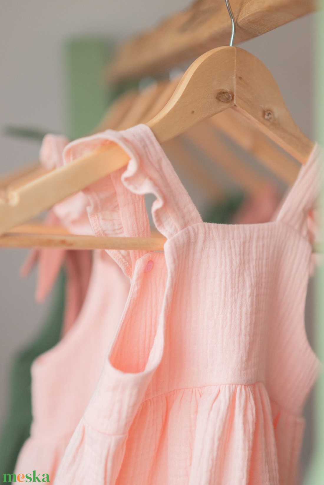 Kislány ruha -  rózsaszín - játék & sport - baba & babaház - játékbaba, babakellék - Meska.hu