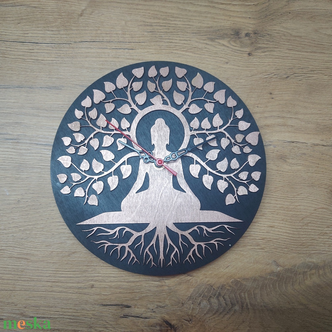 Buddha fali óra  - otthon & életmód - dekoráció - fali és függő dekoráció - falióra & óra - Meska.hu