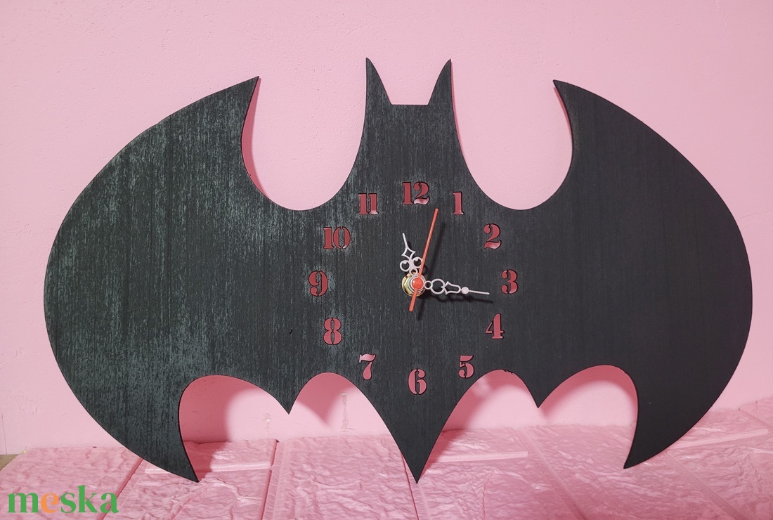 Batman falióra  - otthon & életmód - dekoráció - fali és függő dekoráció - falióra & óra - Meska.hu