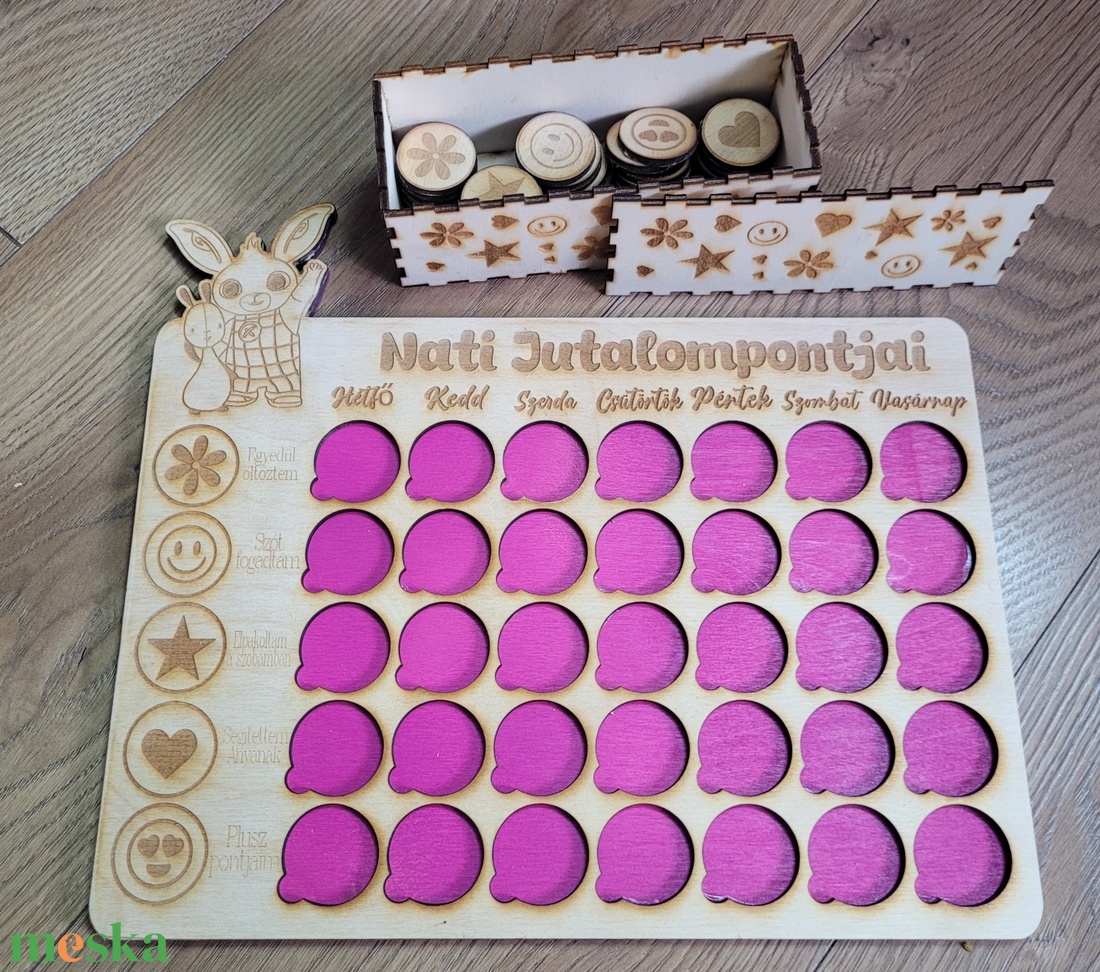 Jutalompont tábla gyerekeknek - játék & sport - puzzle - kirakó, kocka kirakó - Meska.hu Jutalompont tábla gyerekeknek - játék & sport - puzzle - kirakó, kocka kirakó - Meska.hu