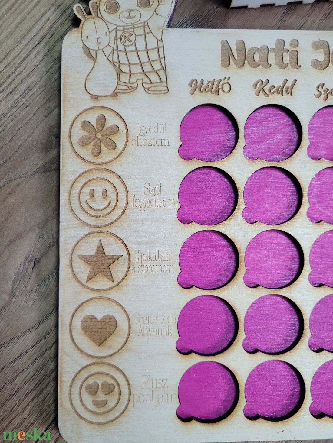 Jutalompont tábla gyerekeknek - játék & sport - puzzle - kirakó, kocka kirakó - Meska.hu Jutalompont tábla gyerekeknek - játék & sport - puzzle - kirakó, kocka kirakó - Meska.hu