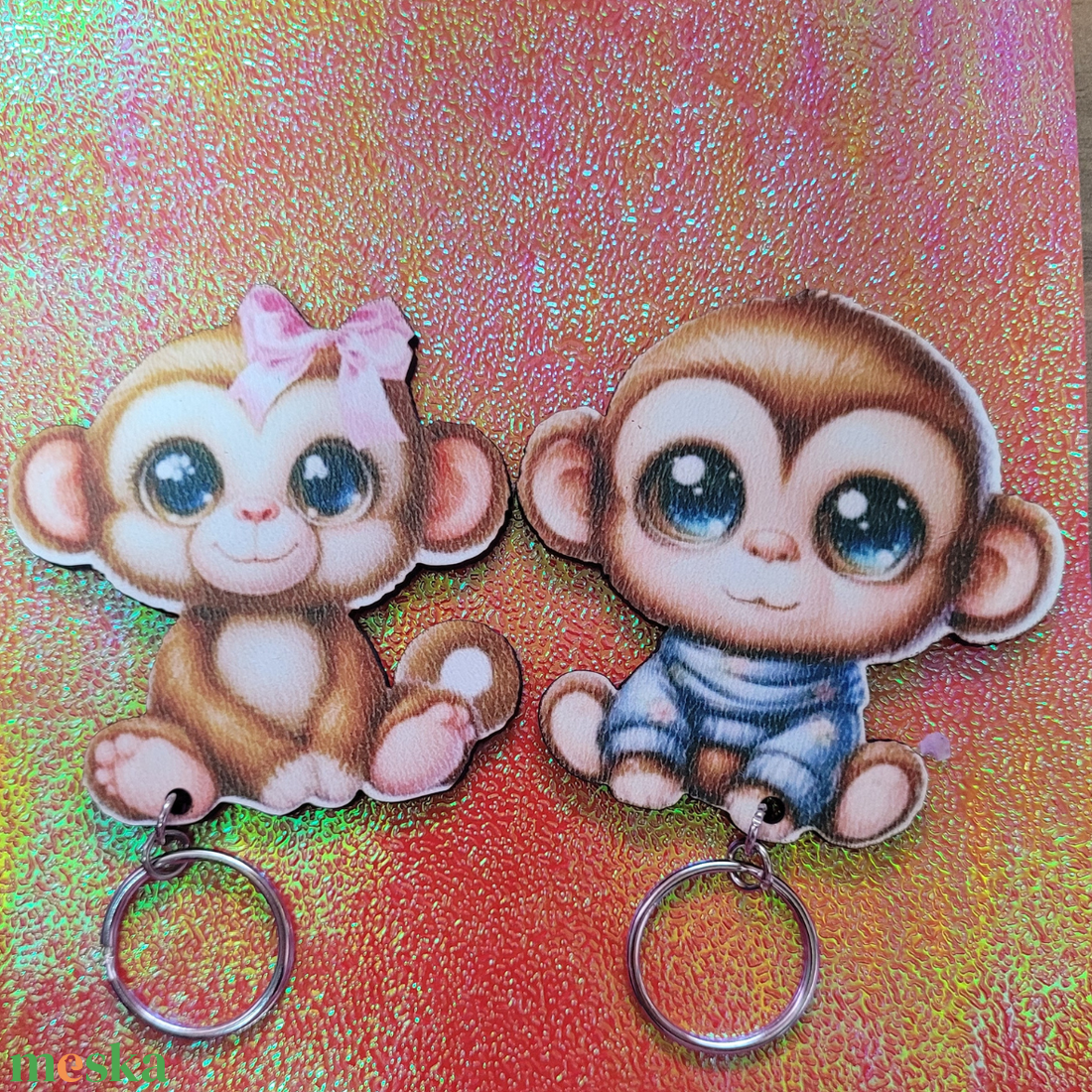 Majmos páros Kulcstartó - táska & tok - kulcstartó & táskadísz - kulcstartó - Meska.hu Majmos páros Kulcstartó - táska & tok - kulcstartó & táskadísz - kulcstartó - Meska.hu