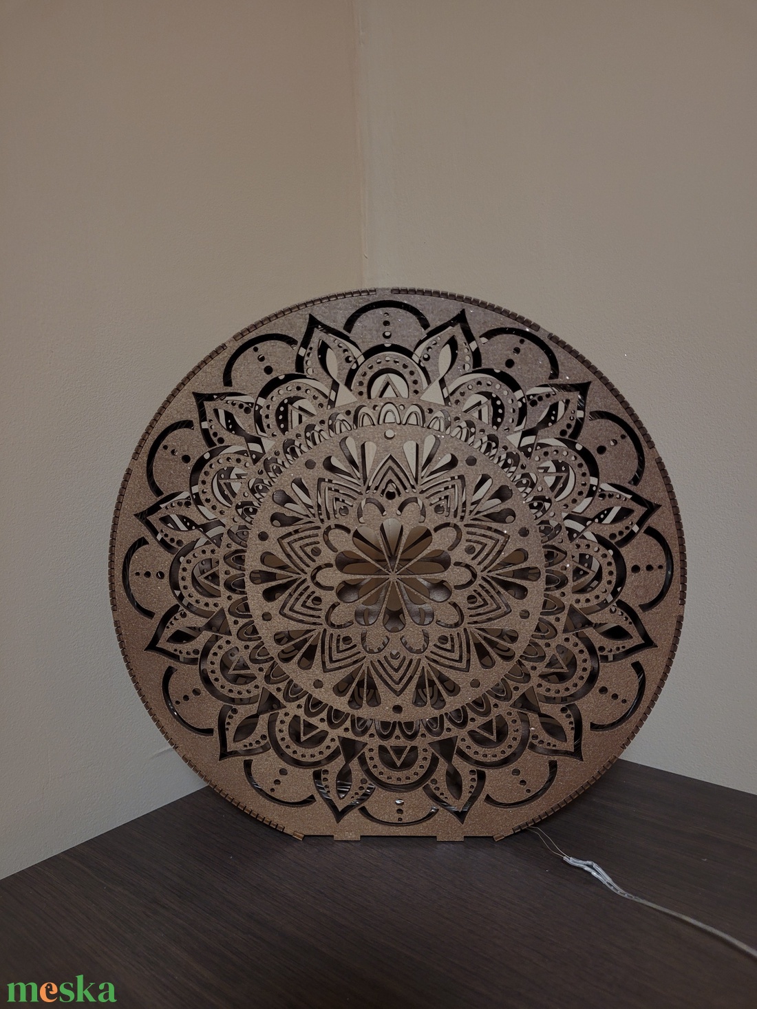 Mandala mintás led lámpa  - otthon & életmód - lámpa - állólámpa - Meska.hu