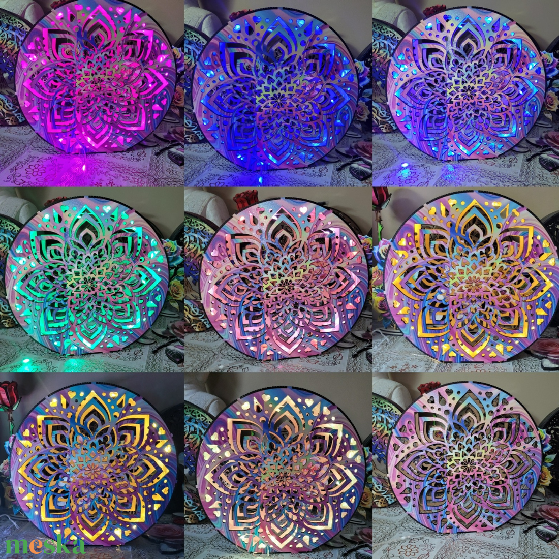 Mandala mintás led lámpa - otthon & életmód - lámpa - állólámpa - Meska.hu Mandala mintás led lámpa - otthon & életmód - lámpa - állólámpa - Meska.hu